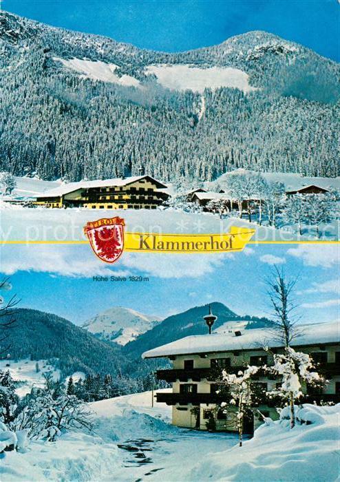 Soell Tirol Klammerhof Winterpanorama Hohe Salve Ka