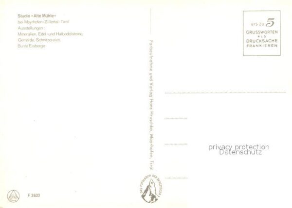 Mayrhofen Zillertal Max Hochmuth's Alte Mühle Studio Minera – Bild 2