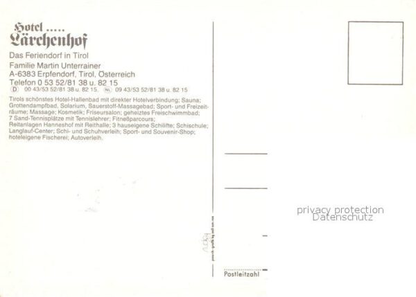 Erpfendorf Hotel Lärchenhof Fremdenzimmer Swimming – Bild 2