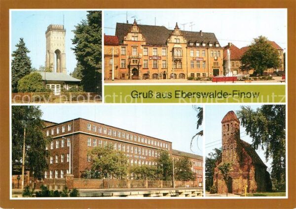 Finow Eberswalde Alter Wasserturm Rathaus Kranbau Georgs