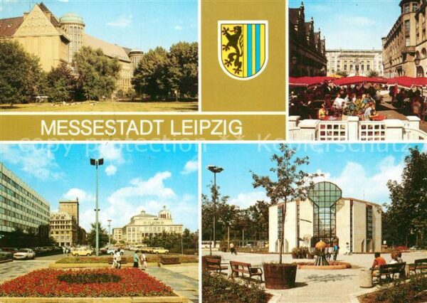 Leipzig Deutsche Bücherei Naschmarkt Karl Marx
