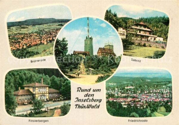 Inselsberg Schmalkalden Rund um den Berg Thüringer Wald Brotter