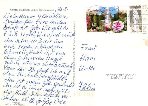 Korntal Stadtmitte und ev Christuskirche – Bild 2