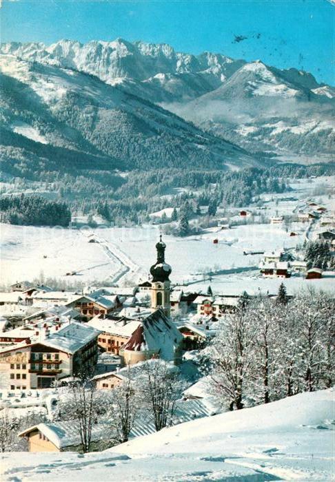 Reit Winkl Winterportplatz Wilder Kaiser Kaisergeb