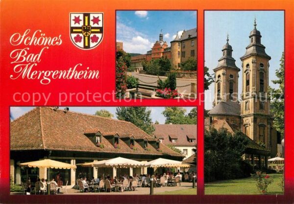 Bad Mergentheim Deutschordensschloss Kirche Cafe Restau
