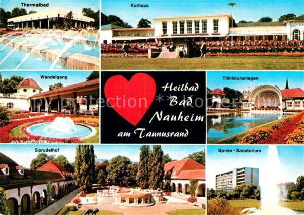 Bad Nauheim Thermalbad Wandelgang Sprudelhof Kurhau