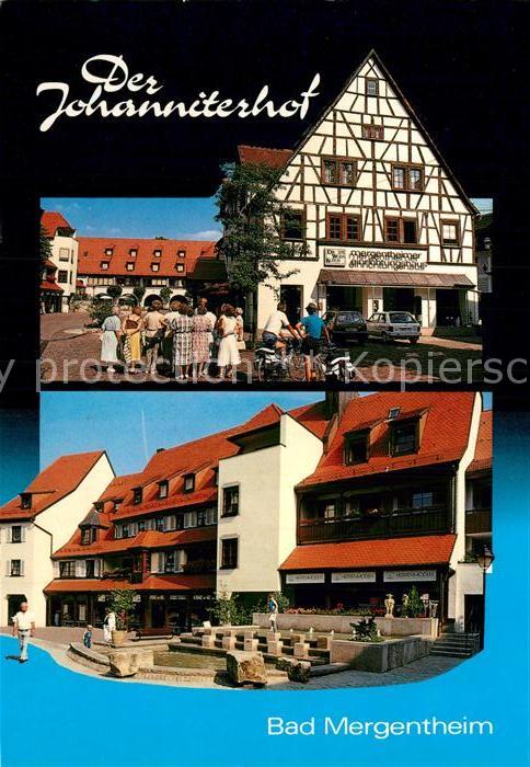 Bad Mergentheim Johanniterhof Fachwerkhaus Innenstadt