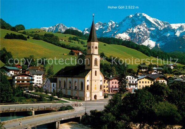 Marktschellenberg Ortsansicht mit Kirche Heilklimatischer
