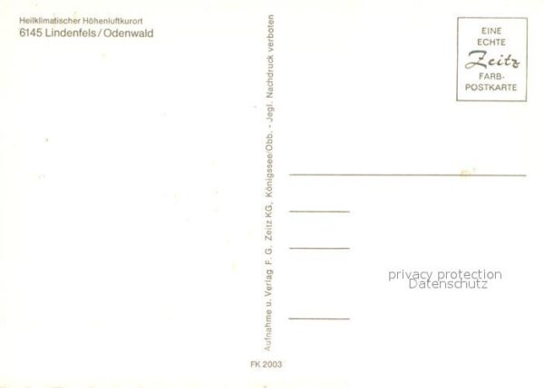 Lindenfels Odenwald Teilansichten Heilklimatischer Höhenluf – Bild 2