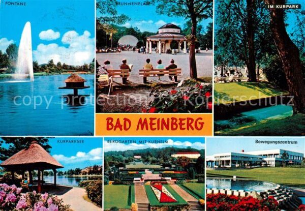 Bad Meinberg Fontäne Brunnenplatz Kurpark Bewegungsz