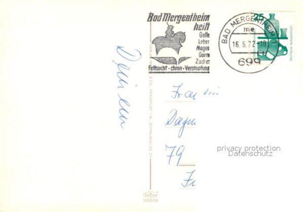Bad Mergentheim Marktplatz Klinik Milchlingsbrunnen Deu – Bild 2