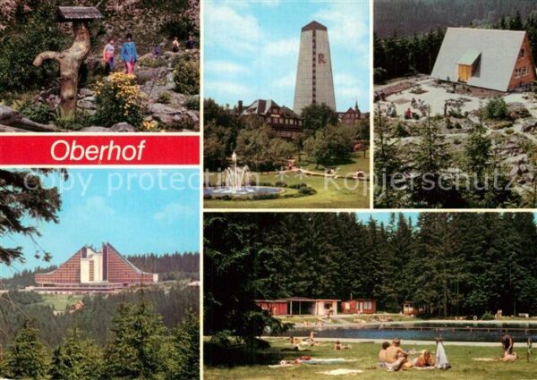 Oberhof Thueringen Botanischer Garten Gebirgsflora FDGB Er