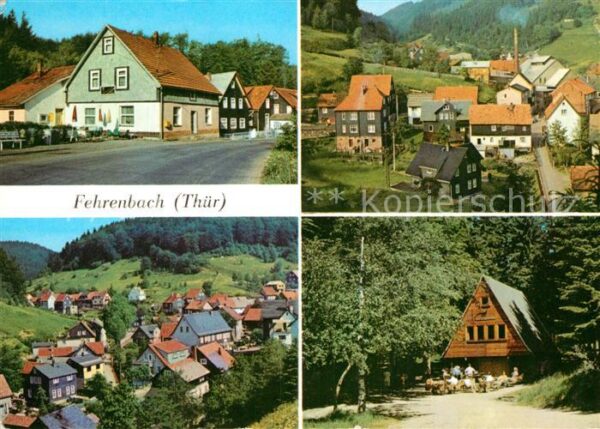 Fehrenbach Thueringer Wald HO Gaststätte Rasthof Teilansichten Wal