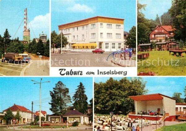 Tabarz Grosser Inselsberg Sender Hotel Tabarze