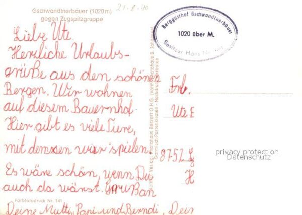 Garmisch-Partenkirchen Gschwandtnerbauer Berggasthof gegen Zug – Bild 2