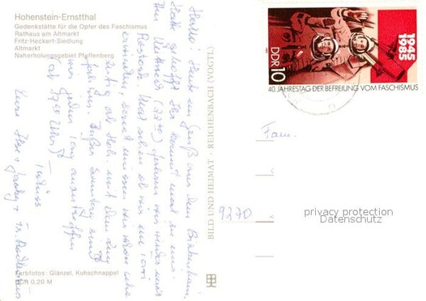 Hohenstein-Ernstthal Gedenkstätte für die Opfer des Faschism – Bild 2