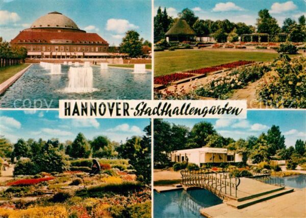 Hannover Stadthallengarten Wasserspiele