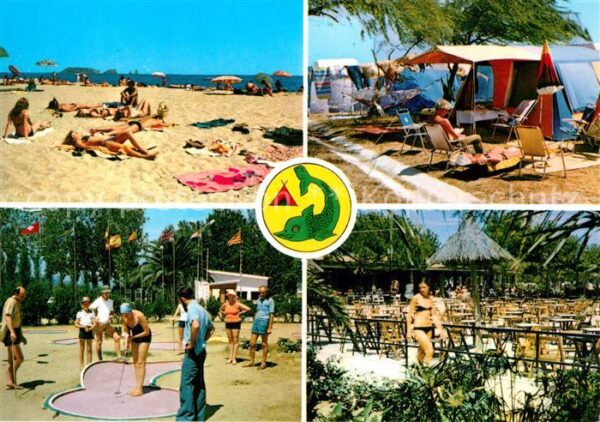 Gerona Camping El Delfin Verde Strand Minigolf