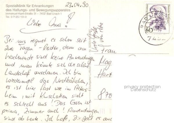 Bad Urach Klinik Hohenurach Kurort Schwäbische Al – Bild 2