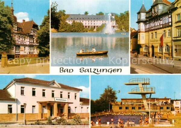 Bad Salzungen Kurbücherei Kurhaus Burgsee Henneberger