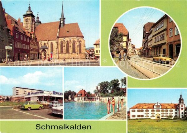Schmalkalden Altmarkt HO Kaufhalle Neubaugebiet Frei