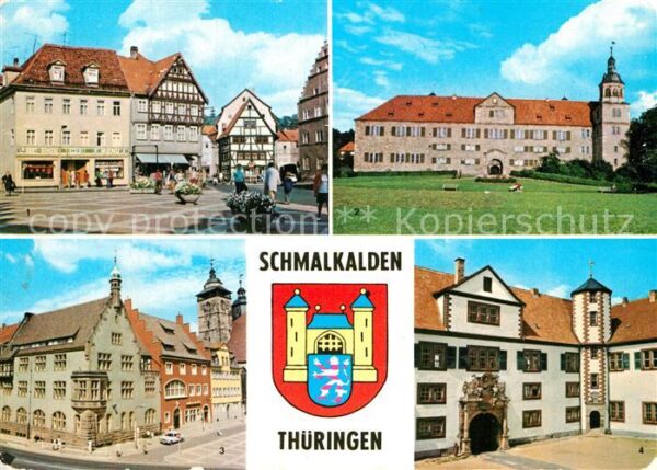 Schmalkalden Altmarkt Schloss Wilhelmsburg Innenhof