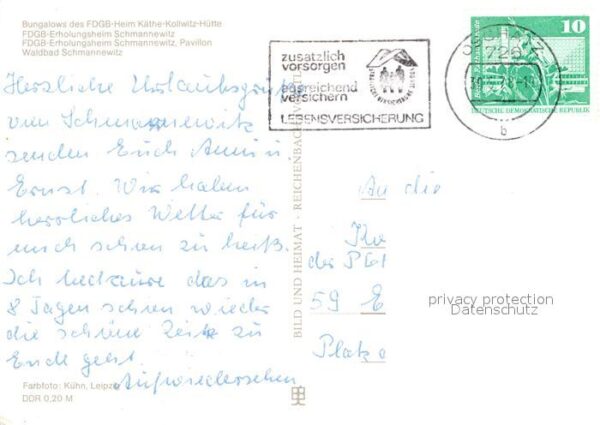 Dahlener Heide Bungalows FDGB Heim Käthe Kollwitz Hütt – Bild 2