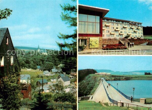 Caemmerswalde Blick auf Neuhausen FDGB Ferienheim Pau