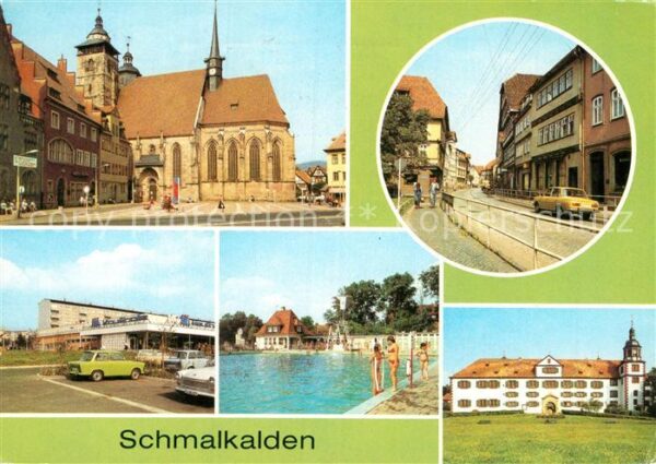 Schmalkalden Altmarkt HO Kaufhalle Neubaugebiet Frei