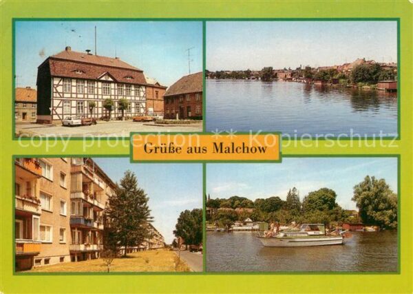 Malchow Rathaus Neubauten Malchower See Mecklen