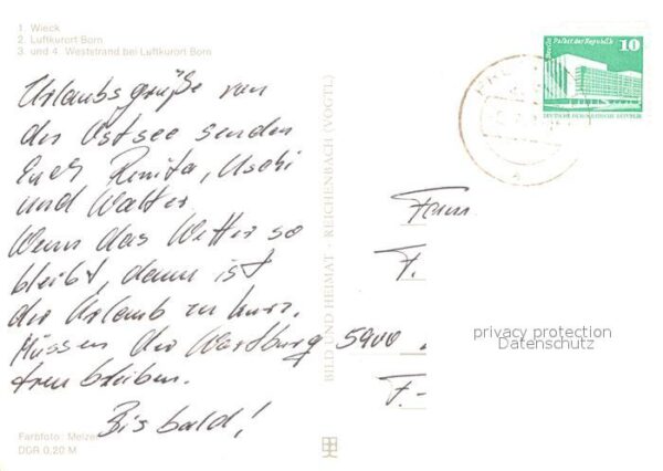 Wieck Darss Wohnhaus Luftkurort Born Weststrand – Bild 2