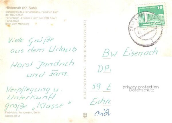 Hinternah Bungalows Ferienheim Friedrich Lust Par – Bild 2