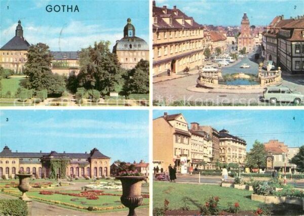 Gotha Thueringen Schloss Hauptmarkt Orangerie Arnoldipla