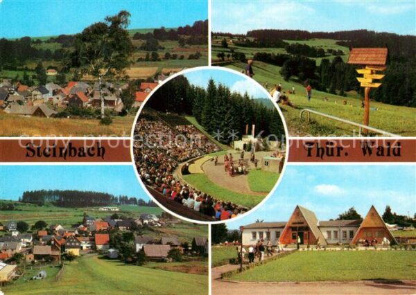 Steinbach Hildburghausen Teilansichten mit Naturtheater Deutsch