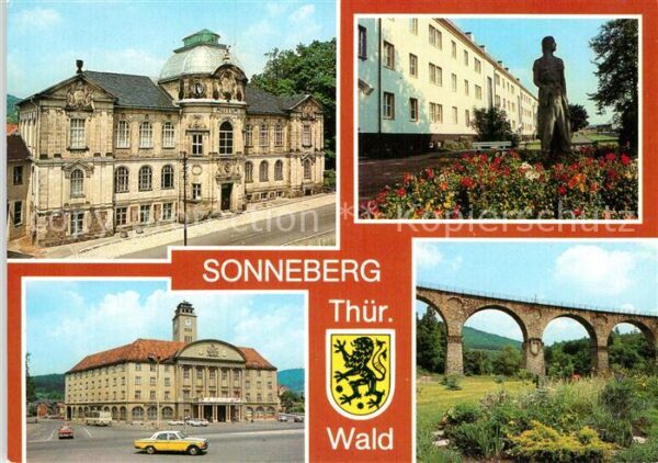 Sonneberg Thueringen Spielzeugmuseum Neubaugebiet Wolkenrase