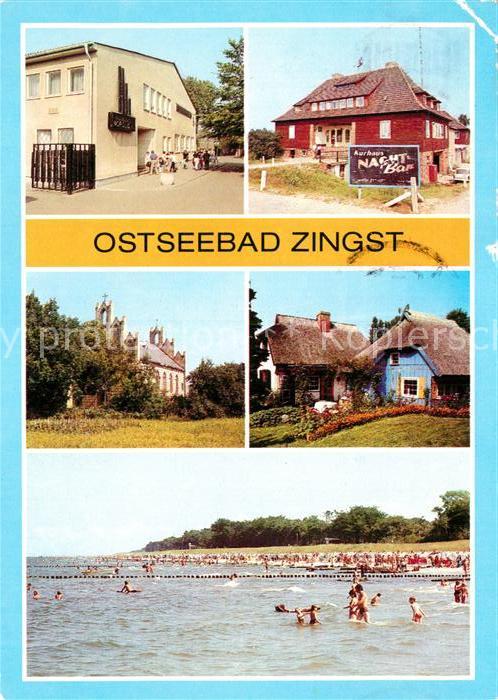 Zingst Ostseebad FDGB Urlauberrestaurant Kurhaus Kirche
