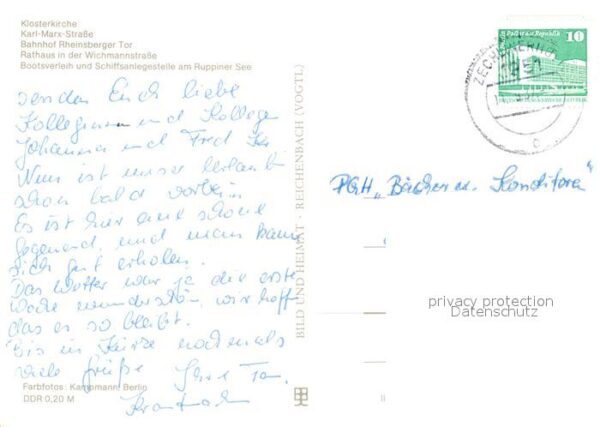 Neuruppin Klosterkirche Karl Marx Strasse Bahnhof – Bild 2