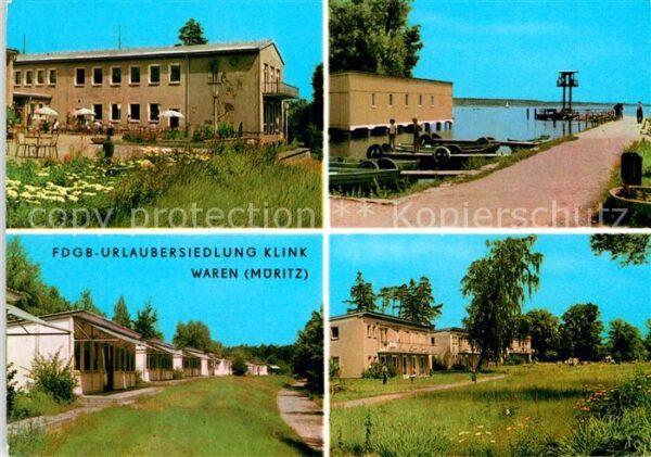 Klink Waren FDGB Urlaubersiedlung an der Müritz Mec