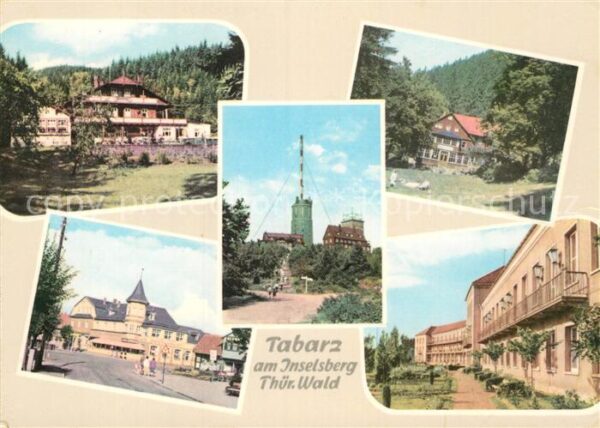Tabarz Teilansichten Grosser Inselsberg Sender
