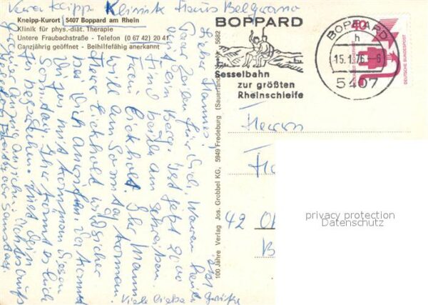 Boppard Rhein Klinik für physikalisch diätetische The – Bild 2