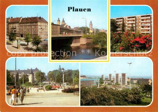 Plauen Vogtland Leninplatz Elsterbrücke Seehaus Otto Gr