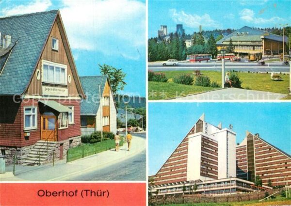 Oberhof Thueringen Jugendherberge Edgar Andre Platz des Fr