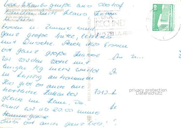 Oberhof Thueringen Jugendherberge Edgar Andre Platz des Fr – Bild 2