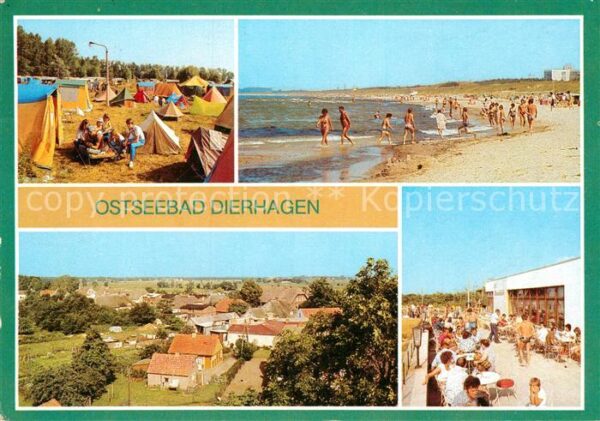 Dierhagen Ostseebad Campingplatz Strand HO Gaststätte Stran