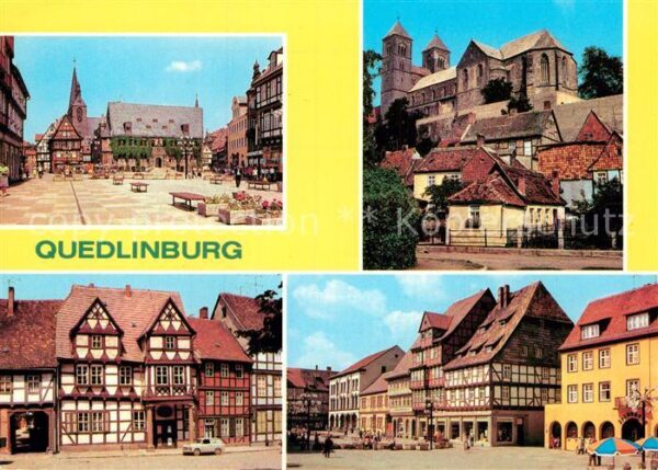 Quedlinburg Rathaus Dom Klopstockhaus Markt Altstad