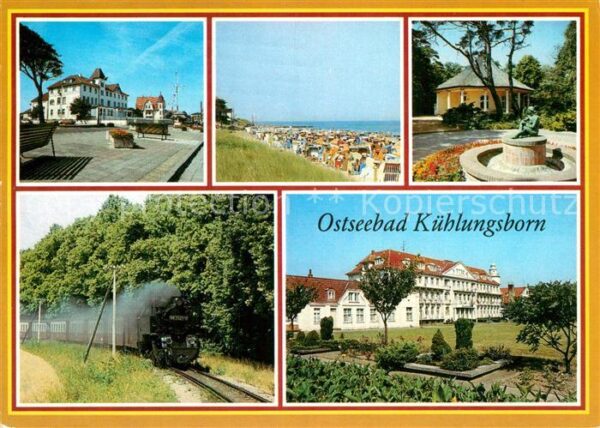 Kuehlungsborn Ostseebad FDGB Erholungsheim Strand Konzertgarten
