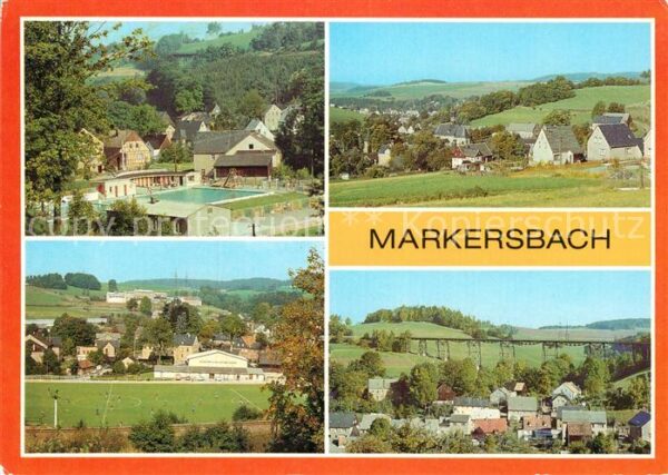 Markersbach Raschau-Markersbach Freibad Übersicht Sportzentrum am Pumps