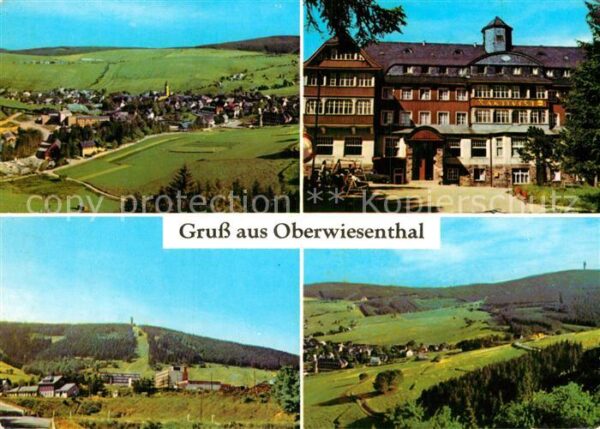 Oberwiesenthal Erzgebirge Panorama Ferienheim Aktivist Fichtelber