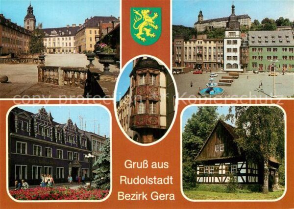 Rudolstadt Schloss Heidecksburg Markt Erker Rathau