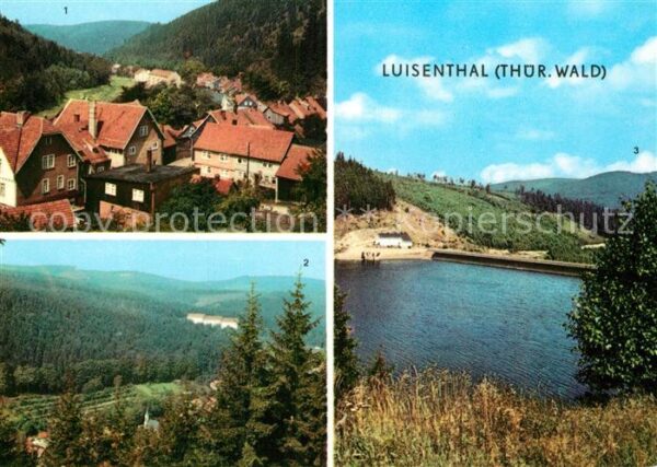 Luisenthal Teilansicht Landschaftspanorama FDGB Er